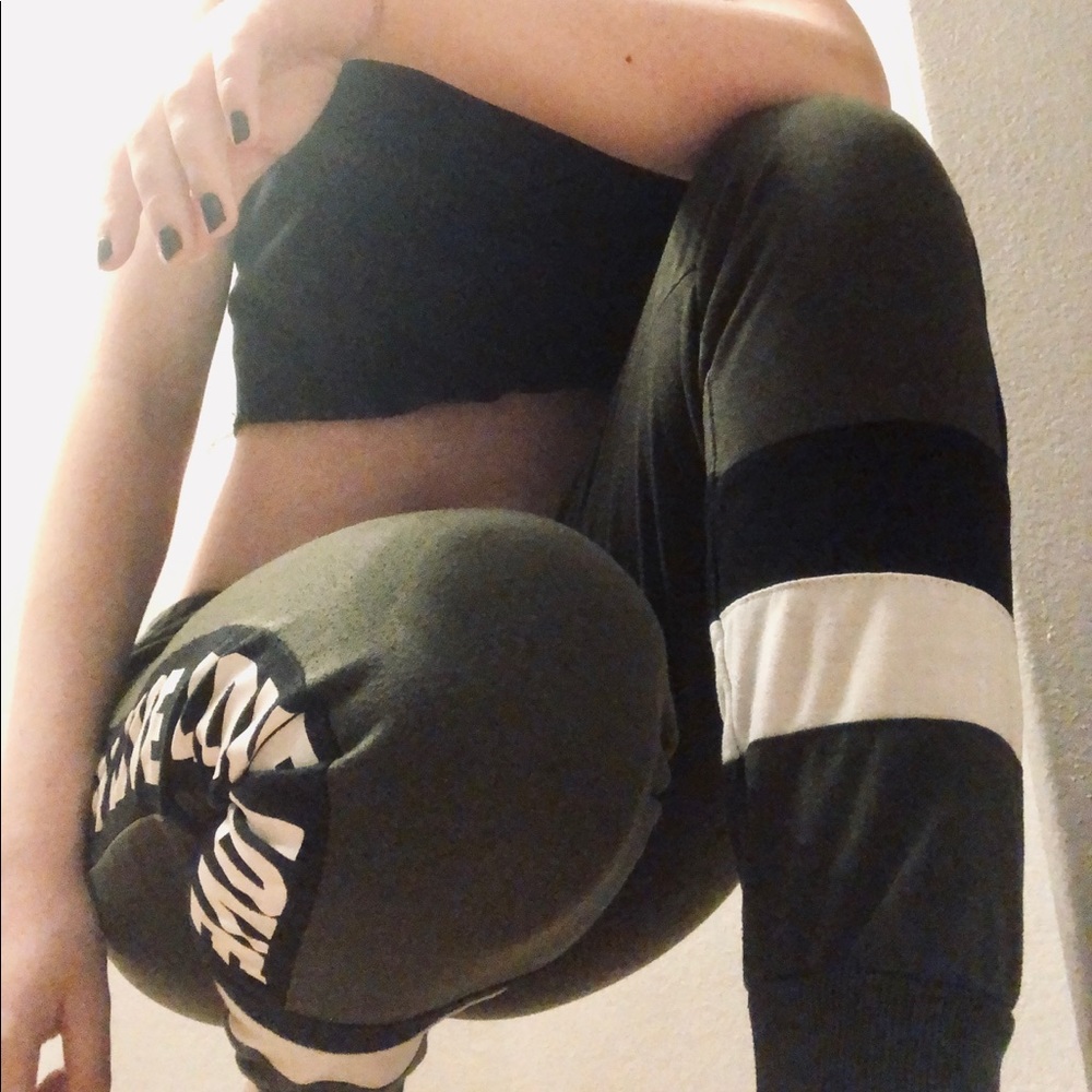 Army Green Love Sweatpants/Joggers